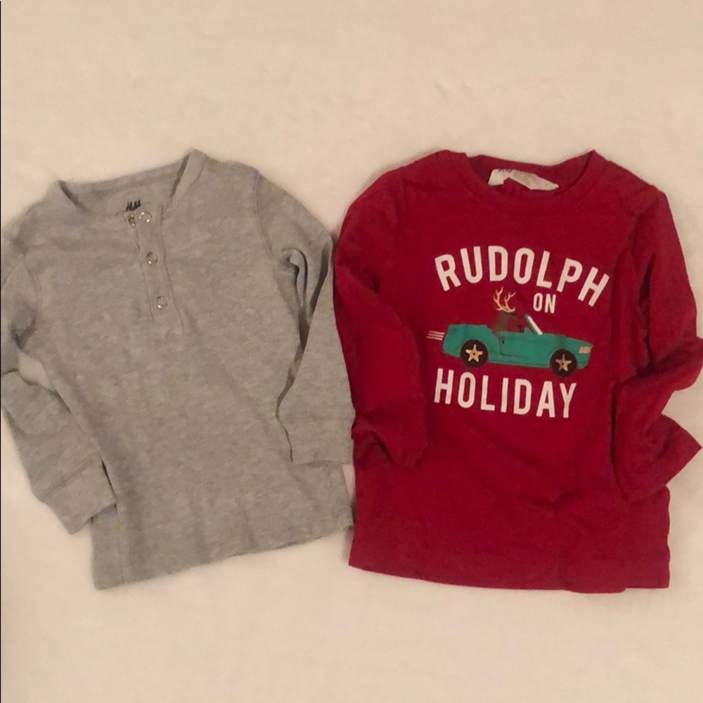 H&M toddler long sleeve shirts